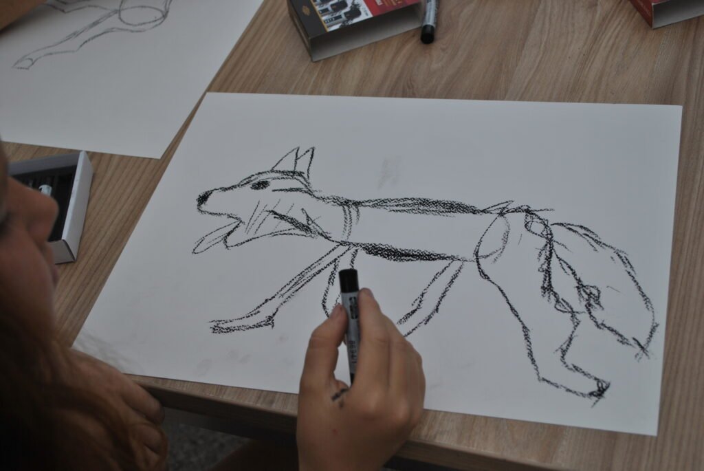 Življenje z volkovi skozi oči umetnosti - Life Wolfalps EU