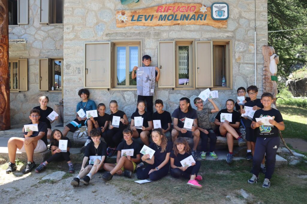 Esperienza da veri Young Ranger nelle Alpi Cozie al campo estivo del Rifugio Levi Molinari - Life Wolfalps EU